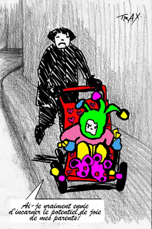 Incarnation enfants vêtements clown bouffon