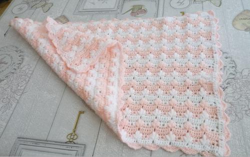 Une couverture de berceau : Projet de Rachel