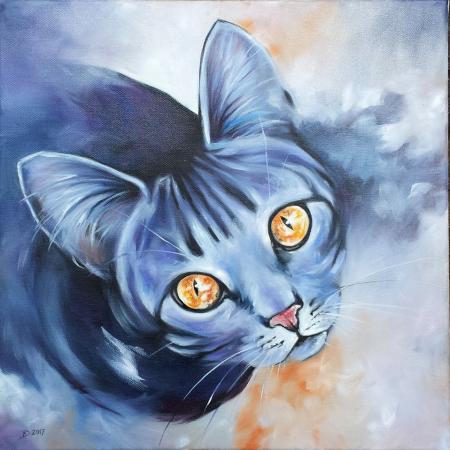 Tableau du samedi : Chat de Diana