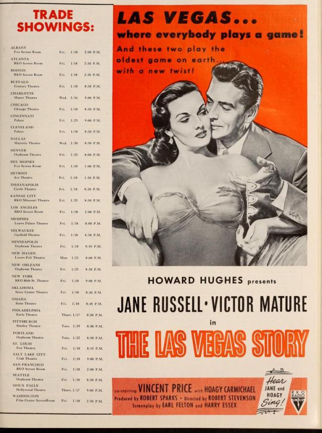BOX OFFICE USA DU 12 MARS 1952 AU 18 MARS 1952
