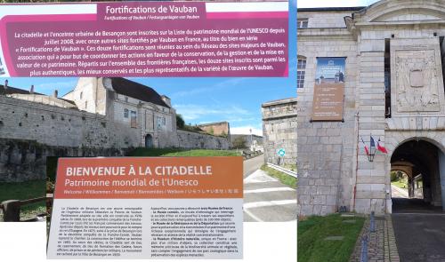 Début de la visite de Besançon (25 Doubs), séjour en camping-car
