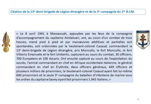 80e Anniversaire de la Campagne d'Erythrée (février-avril1941) - dernier épisode 7 : Et Massoua fut libéré !