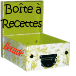 Boite à recettes Homemade