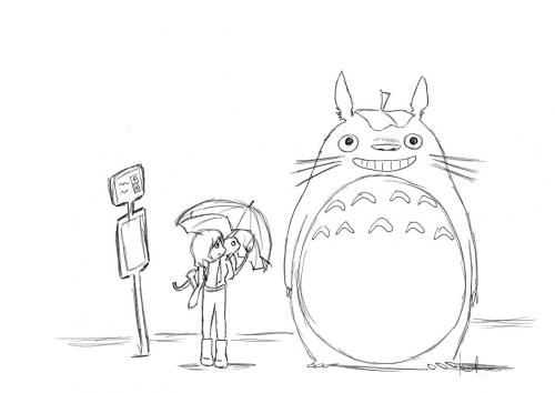 • Croquis Mon voisin Totoro