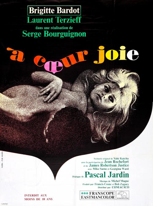 A COEUR JOIE BOX OFFICE FRANCE 1967