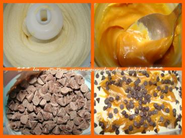 GLACE MC FLEURY,CARAMEL,PÉPITES DE CHOCOLAT