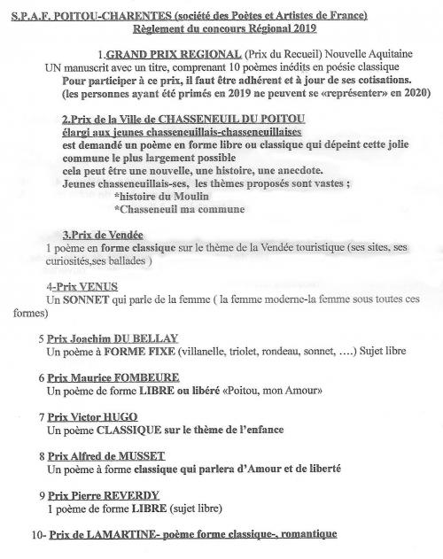 CONCOURS EN POITOU
