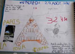 Son premier carnet de voyage à 5 ans 1/2
