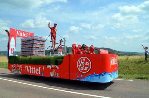 Le passage du Tour de France à Courcelles