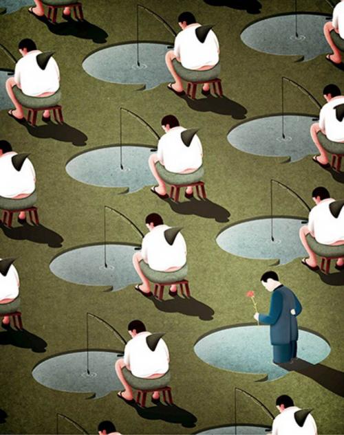 Illustrations satiriques de Kai Ti Hsu