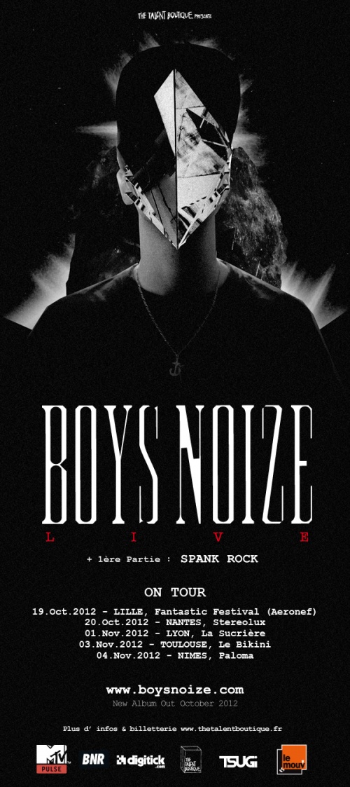 Boys Noize frappe à l'estomac avec XTC