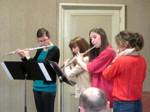Les auditions des élèves flûtistes de l'Ecole de Musique de Châtillon sur Seine