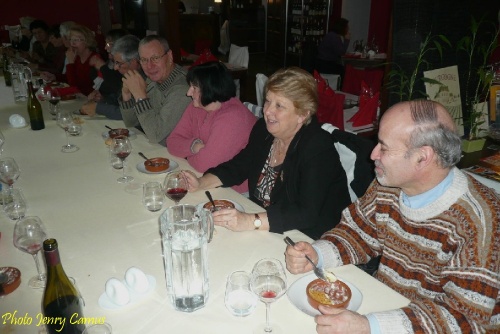 Le repas amical des peintres de la Section-Peinture des Amis du Châtillonnais..
