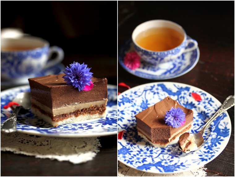 Entremets praliné~café~chocolat