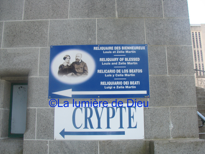 Lisieux : La crypte