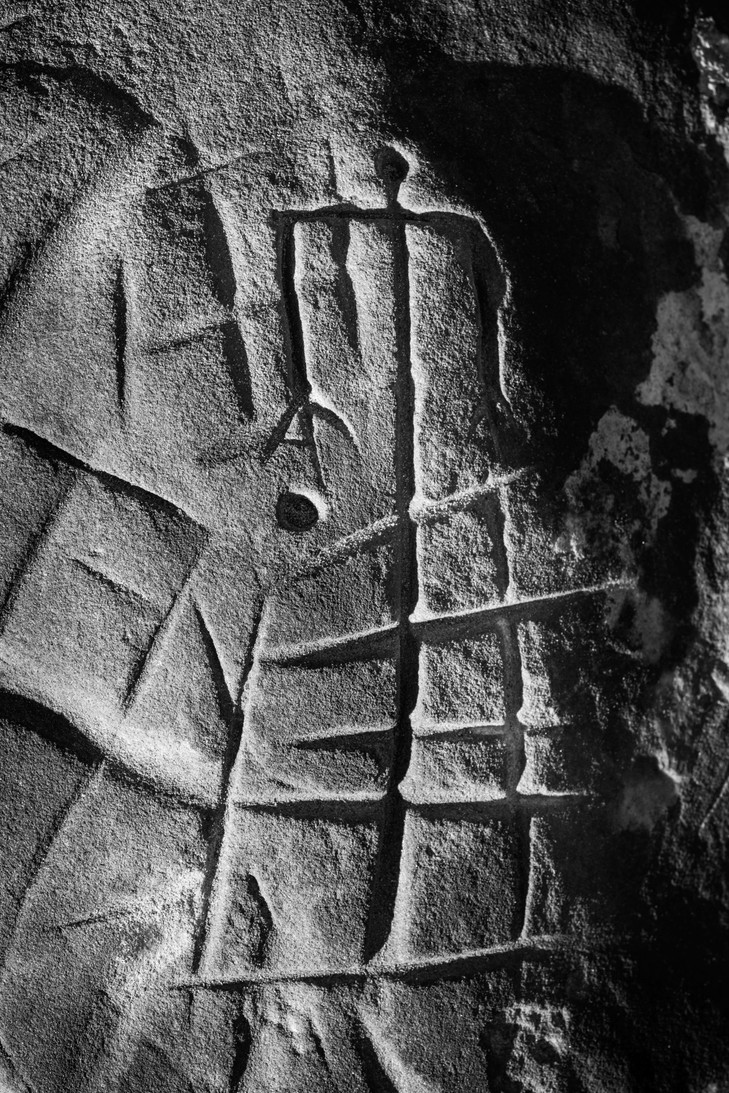 Des gravures rupestres en forêt de Fontainebleau