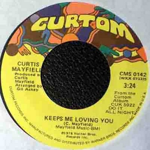 1978 : Single SP Curtom Records CMS 0142 / CMS 0142 Promo [ US ]