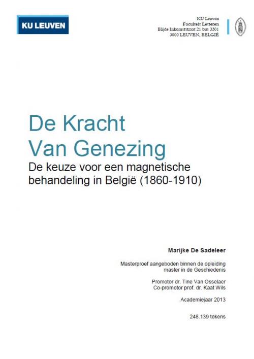 Marijke De Sadeleer - De Kracht van Genezing (2013)