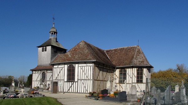 L'église à pans de bois de Mathaux