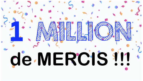 1'000'000 de MERCIS !!!