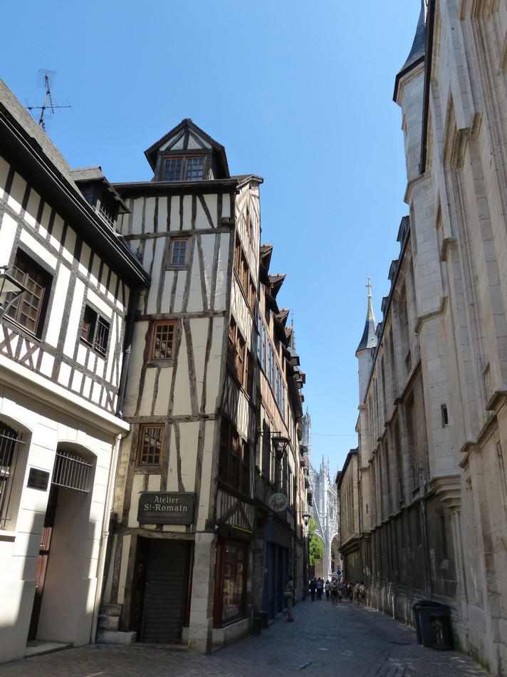 Vers l'église St-Maclou à Rouen