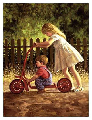 Jeux d'enfants d'avant