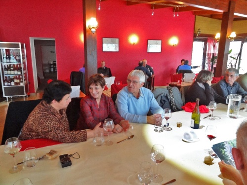 Le repas amical des peintres de la Section-Peinture des Amis du Châtillonnais..