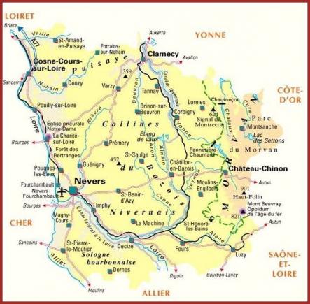 ⊱♥⊱╮ღ꧁ Aujourd'hui  58 La Nièvre   ꧂ღ╭⊱♥≺