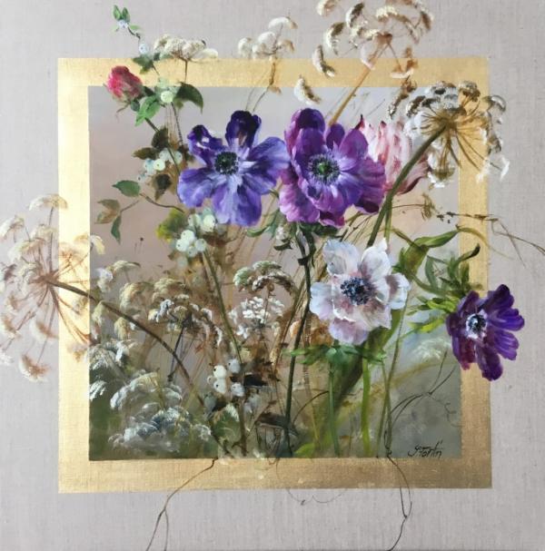 Peintures florales de : Sylvie Fortin