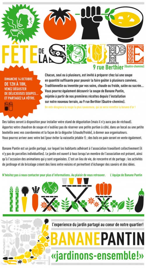 Le 14 octobre : Tous à vos marmites!