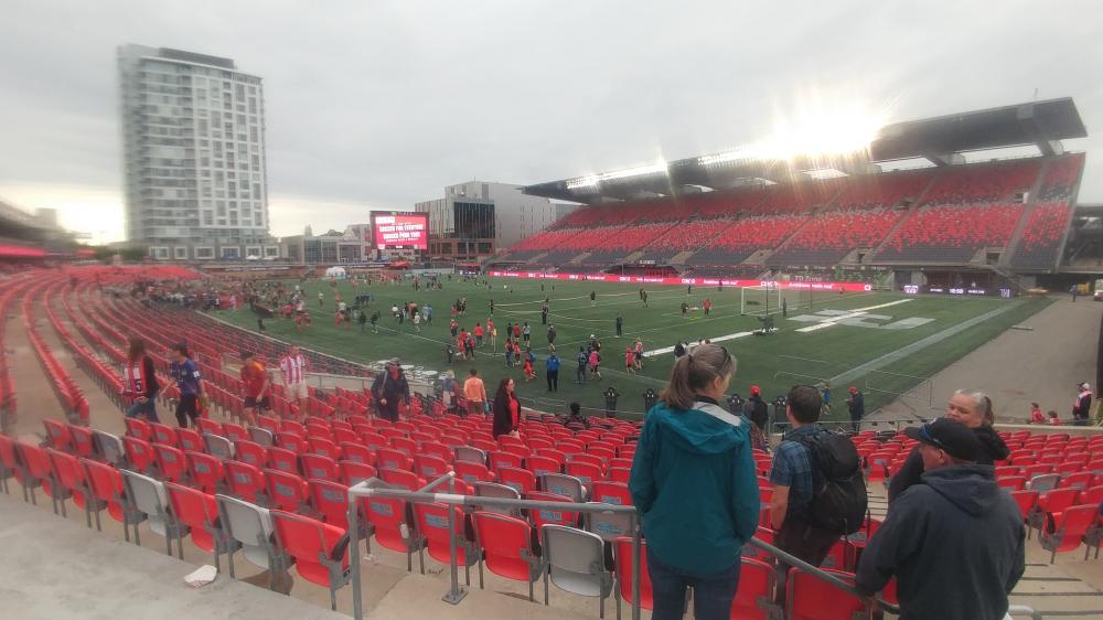 Atlético Ottawa versus Forge FC at TD Place on May 25th 2024
