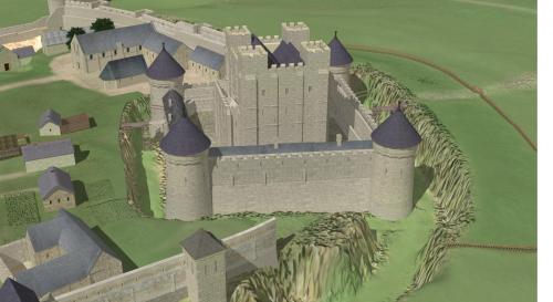 LES REMPARTS DE CAEN (Calvados)
