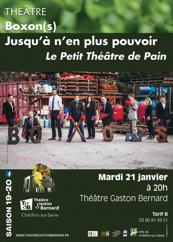  "Boxon(s) Jusqu'à n'en plus pouvoir" par le Petit Théâtre du Pain, bientôt au TGB