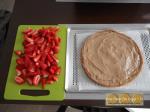 Tarte aux fraises et sa crème pâtissière au carambar caramel 