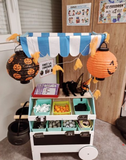 Espace à scénario le chaudron de la sorcière