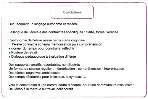 Fiche de lecture - pédagogie de l'écoute- Péroz