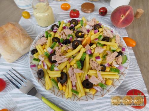 Salade de pâtes au thon