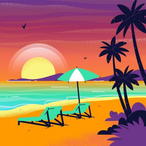 Vacances vecteur