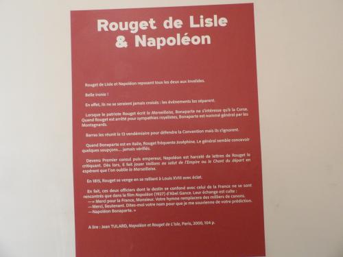 Visite de la maison natale de Rouget de Lisle, séjour camping-car