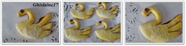 Cygnes biscuits vanillés