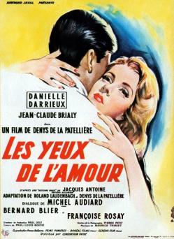 LES YEUX DE L'AMOUR BOX OFFICE FRANCE 1959 AFFICHE DE MICHEL GOURDON
