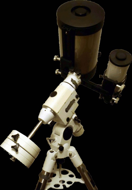 C8 et lunette quide Orion 80/400 en parallèle