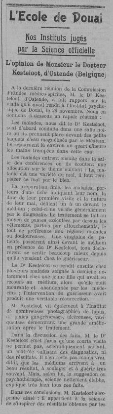L'École de Douai (Le Fraterniste, 20 mars 1914)