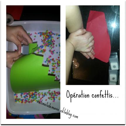 Fabrication d'un lance confetti, perforatrice