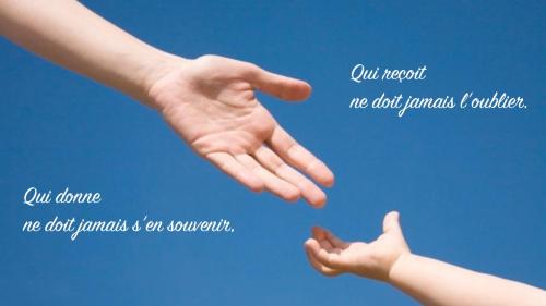 Donner et recevoir