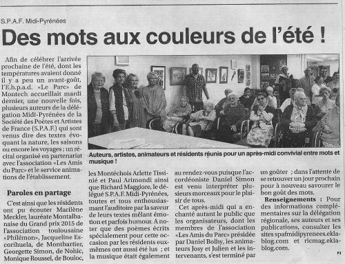 MOISSON D'ARTICLES