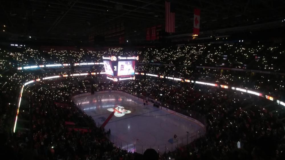 Ottawa Senators Home Opener Againt Toronto Maple Leafs on October 14th 2021