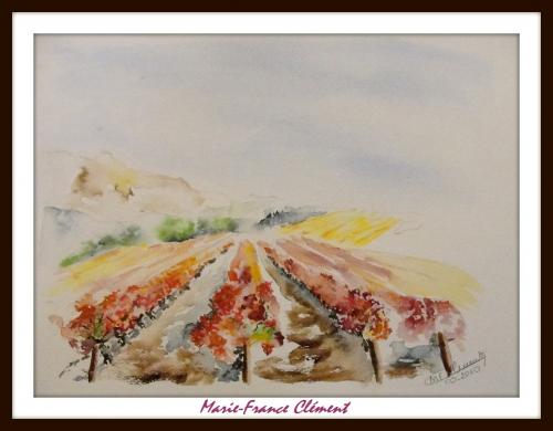 Hommage à une amie aquarelliste...