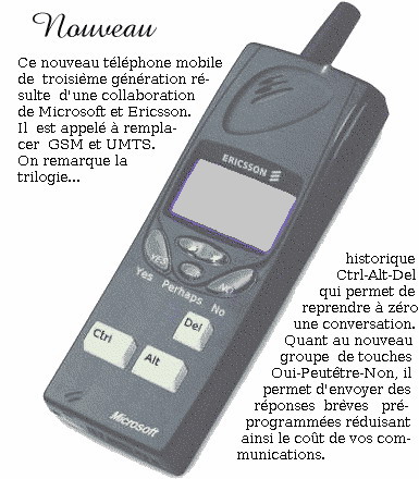 La saga du portable … !!!