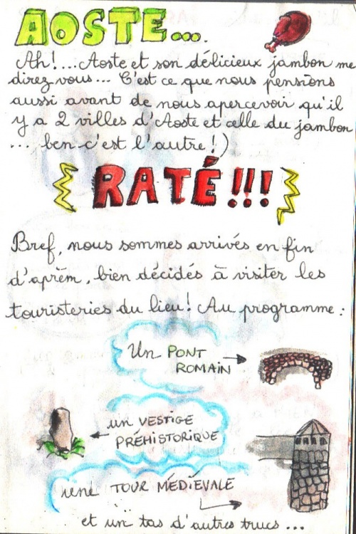 Petit road-trip 3e et dernier jour : Gênes et Aoste !